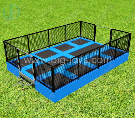 10 in 1 Trampoline with trailer